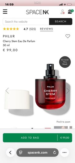 New PHLUR Cherry Stem EDP 50mls