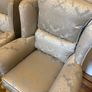 2 x Finline Armchairs & Foot Stool Image 7