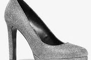 Michael Kors MK Ethel Glitter Chain Mesh Ladies Shoes Size US 10 UK 7.5