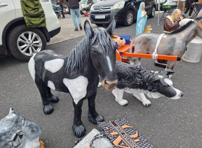 life Size Animals & Religious Statues.