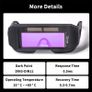 Solar Powered Welding Helmet Auto Darkening Welding Goggles LCD Welder Glasses for TIG MIG MMA Plasma Welder Glasses Image 2