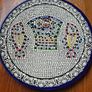 Tabgha - Miracle of Loaves and Fish Armenian Ceramic Plate - Large Mosaic Plate. Religious. Image 3