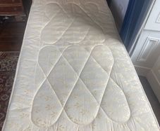 Single Bed, Pine with sprung mattress