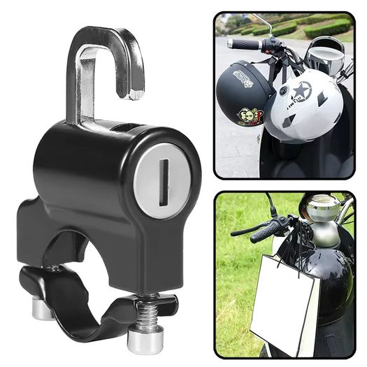 Electric Bike Helmet Lock Anti-theft Fixing Multifunctional Lock Head Bicycle Motor Bike Cycle Head Fixing Helmet Anti-theft Lock