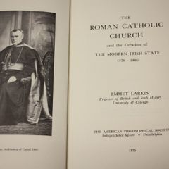 The R.C. Church and The Irish Free State.