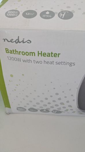 Nedis bathroom heater brand new