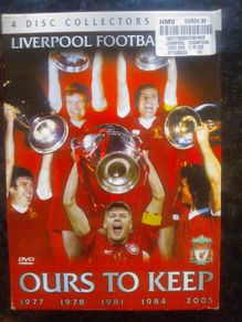 Liverpool FC Ours To Keep 4 DVD set 1977/78/81/84/2005 inc. The Road To Istanbul