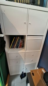 Ikea Kallax with doors