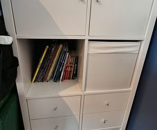 Ikea Kallax with doors