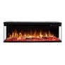 NEW Electric Fireplace Inserts, Recessed and Wall Mounted Fireplace Heater, Linear Fireplace/Thermostat, Remote & Touch Screen, Multicolor Flame, Timer, Image 2