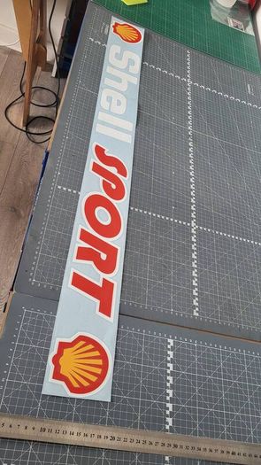 Shell windscreen sticker / decal