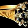 Vintage Hallmarked 14ct Gold/Diamond Cluster Image 5