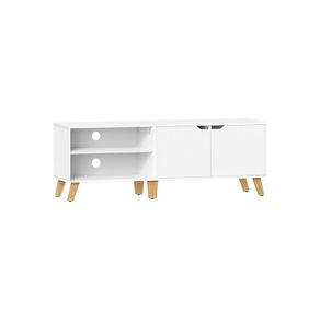 TV cabinet stand  with 2 doors white TVs up to 60 inches