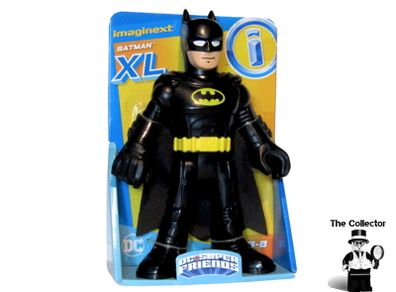 Fisher-Price Imaginext XL DC Super Friends Batman In Classic Black Suit 10.5" Figure Brand New Sealed