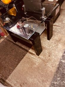 glass table