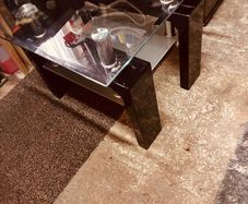 glass table