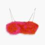 Festival party feather bra top size 10 Image 4