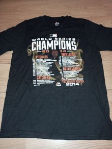 World series san Francisco giants 2014 T shirt  size xl