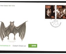 2012 Ireland Death Centenary of Bram Stroker (Dracula) Commemorative Stamps Official An Post First Day Cover (FDC)