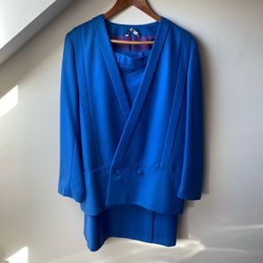 Vintage Pure Wool Skirt Suit