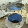 Discontinued. Vintage Ikea STRIND black side table drinks bar trolley by Ehlen Johansson Image 2