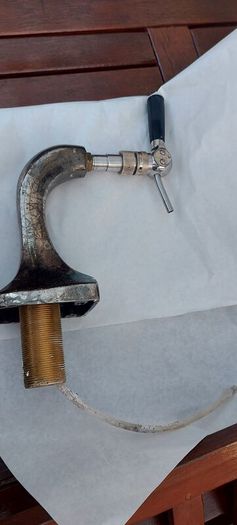 beer tap,with mount ,used condition, see pictures,,sold as is ,buyer collects or pays postage thank you