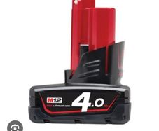 Milwaukee M12B4 4.0Ah Batteries x2
