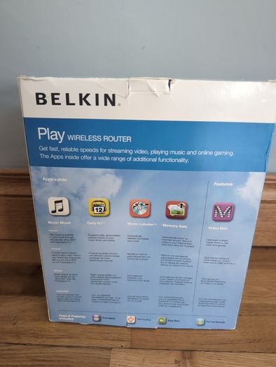 Belkin play wireless router