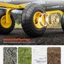 900lb Steel Garden Cart with Removable Sides Image 5