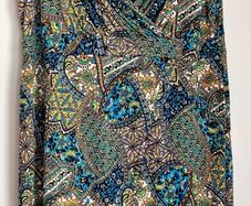 Green&Blue Dress by Zapara, Pamela Scott