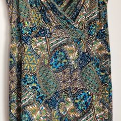 Green&Blue Dress by Zapara, Pamela Scott