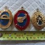 3 X Oval Gilt & Enamel Masonic Lodge Pendants Image 9