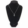 925 Vintage Sterling Silver CZ Necklace Image 8