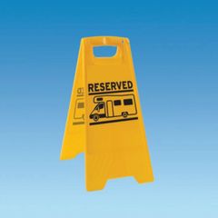 Reserved Sign Caution Board for Caravans / Motorhome