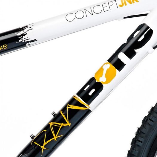 Concept Rawbone Boys 18 Speed 24" Black/White