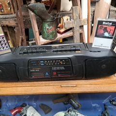 Vintage Twin Cassette Radio Boombox