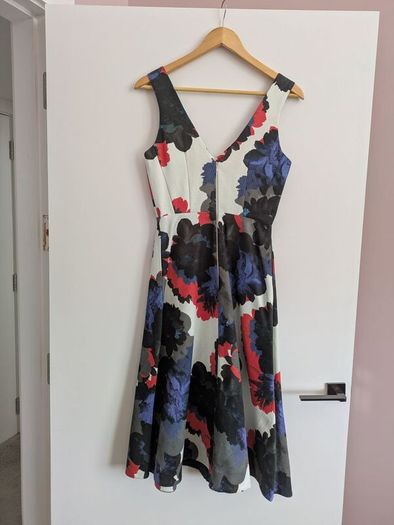 Plunge neck occasion Warehouse Dress size UK 6