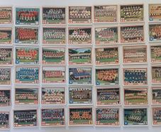 Scarce lot of 52 Panini 1978 unused team stickers English and Scottish football memorabilia cards