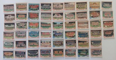 Scarce lot of 52 Panini 1978 unused team stickers English and Scottish football memorabilia cards