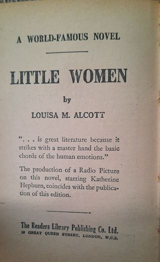 1930s Little Women & Good Wives by Louisa May Alcott