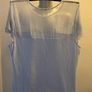 Baby blue lace stretchy top size UK16/18 EU44/46 Postage included Image 5