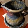 Studio pottery sugar bowl & 1pt.jug from Desert Serges Pottery, West Cork Image 4
