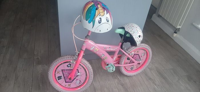 L.O.L Bicycle with 2 helmets