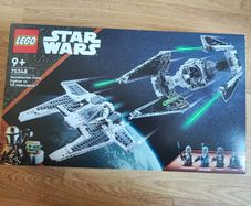 LEGO 75348 Mandalorian Fang Fighter vs TIE Interceptor