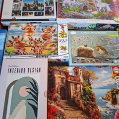 jigsaws 1000 and 500 pieces