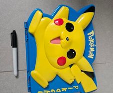 Vintage 1999 Pokemon Pikachu Nintendo Rose Art Plastic Carrying Case