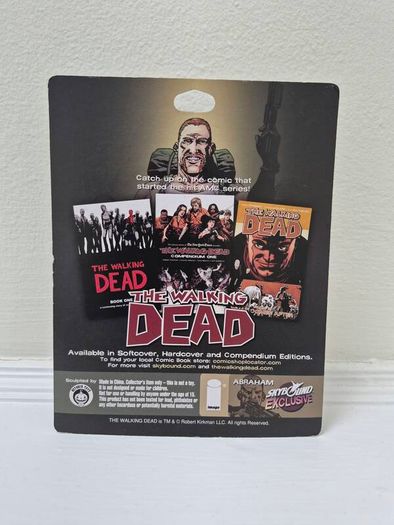 The Walking Dead Abraham & Walker Blue Translucent Mini figure Skybound Exclusive