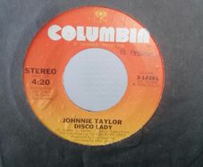 Johnnie Taylor Disco Lady Single Vinyl
