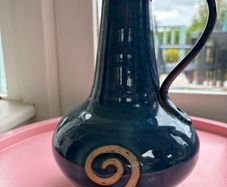 Jack O Patsy jug pottery