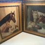 2 X Edward Peel Nineteenth Century oil on Canvas Image 2